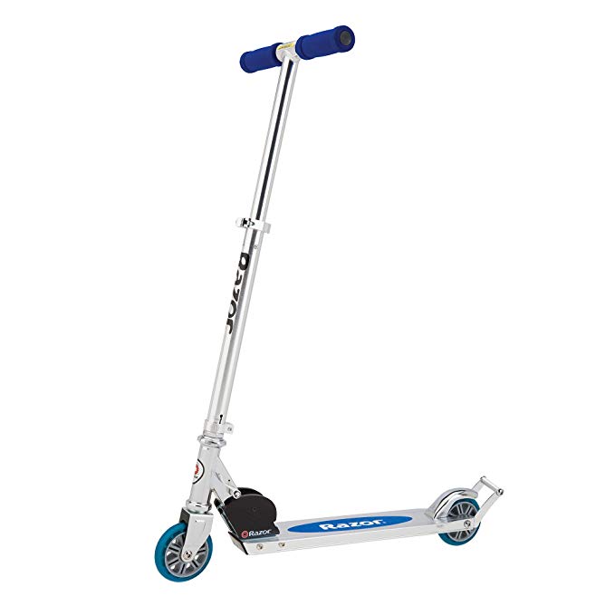 Razor Sturdy Original Adjustable Authentic AW Kick Scooter, Silver