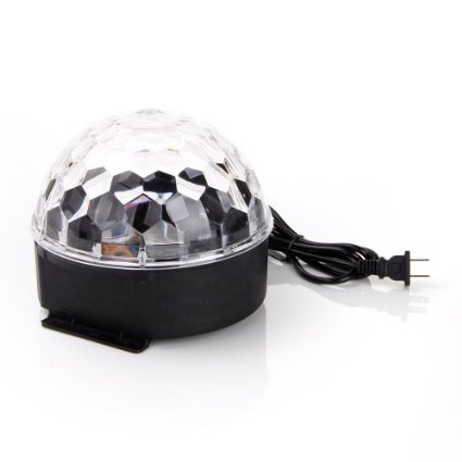 ANNT DJ Club Bar Disco Party Crystal LED RGB Magic Ball Stage Effect Light Lighting Auto Voice Activated