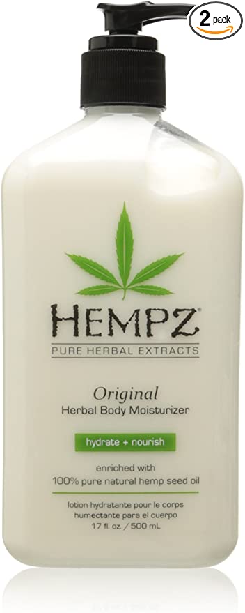 Hempz Herbal Moisturizer 17 Oz 2 Pack