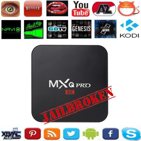 Kekilo MXQ Pro Android 51 TV Box Amlogic S905 4K Quad Core 1G8G WiFi HDMI Kodi Pre-installed Smart Media Player
