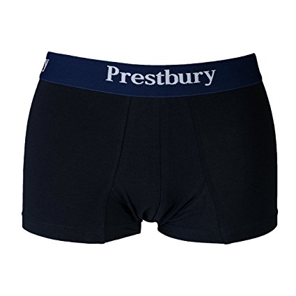 Prestbury Boxer Trunk Underwear in Black 1Pack