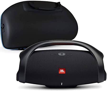 JBL Boombox 2 Waterproof Portable Bluetooth Speaker Bundle with divvi! Boombox 2 Hardshell Case - Black