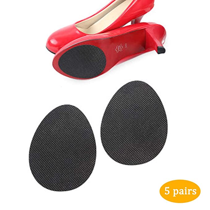 5 Pairs Adhesive Self-Adhesive Non-Slip Stick Pad for Shoes, High Quality Skid Proof Sole Stick Protector Suitable for Most Type of Shoes