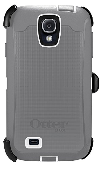 OtterBox Defender Series Case for Samsung Galaxy S4 - Frustration-Free Packaging - Gray/White