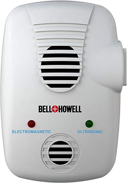 Bell   Howell Electromagnetic and Ultrasonic Pest Repeller with AC Outlet