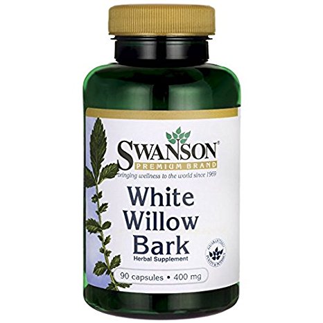 Swanson White Willow Bark 400 mg 90 Caps