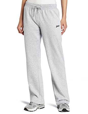 Asics Women's Fleece Pant, Heather Grey, Medium