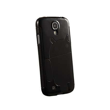 Galaxy S4 Case, Cruzerlite Androidified A2 TPU Case Compatible for Samsung Galaxy S4 - Black