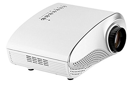 MeMeDa Generic Mini Portable LED Mini Projector LCD LED Multimedia Projector for Home Theater (720P Support, PC Laptop HDMI VGA USB SD AV Input, 60 Lumens, 20 - 100 inches Image Size)