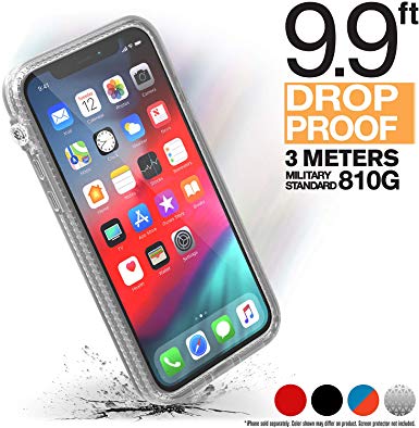 Catalyst - Case for iPhone 11 Pro Case with Clear Back, Heavy Duty 10ft Drop Proof, Truss Cushioning System, Rotating Mute Switch Toggle, Compatible with Wireless Charging, Lanyard Included - Clear