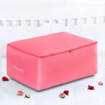 VANORIG New Best Quality Dustproof Oxford Essential Extra Large Quilt Clothes Blanket Pillow Storage Bags Box Pink