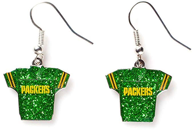 NFL Glitter Jersey Earrings