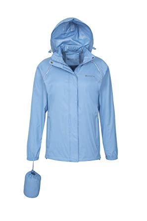 Mountain Warehouse Pakka Womens Rain Jacket – Packable, Waterproof