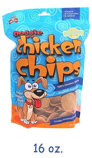 16 oz Doggie Chicken Chips - Stock Up & Save! Made in the USA, 100% Chicken.