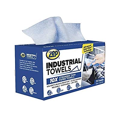 Zep Advanced Poly-Fiber Industrial Towels - 10x Stronger Than Paper Towel