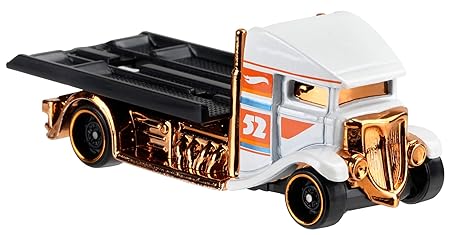 Hot Wheels Metal Fastbed Hauler Car, Pack of 1, Multicolour