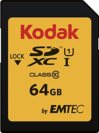 Kodak 64GB Class 10 UHS-I U1 SDXC Memory Card