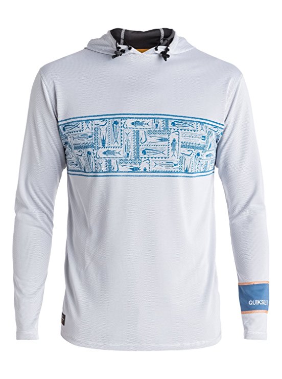 Quiksilver Waterman Men's Hooked Hoodie Surf Tee