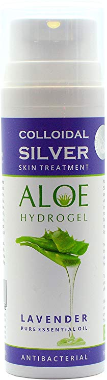 Colloidal Silver Aloe & Lavender Essential Oil Hydrogel