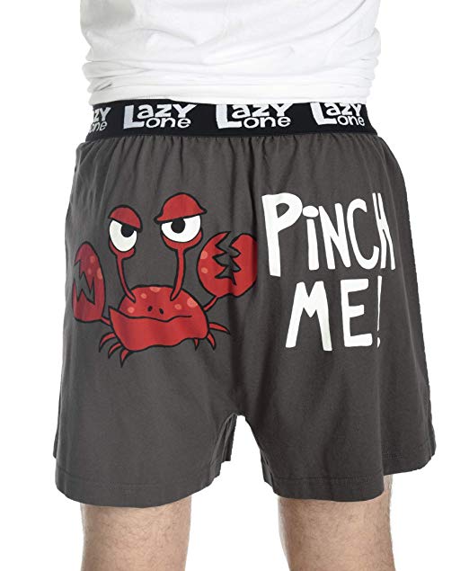 Soft Comical Boxers for Men by LazyOne | Animal Pun Joke Underwear for Guys