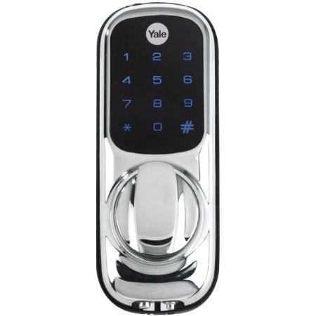 Yale YD01Y3CH Digital Door Lock with Touch Pad Display Y3 Chrome Nightlatch