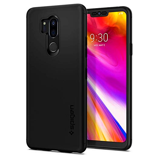 Spigen Thin Fit 360 Works with LG G7 ThinQ Case (2018) - Black