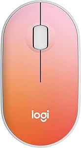 Logitech M340 Wireless Mouse with Limited Edition Prints, USB Receiver and Silent Clicks, Portable Wireless Mouse for Laptop, PC, Windows, Chrome, Surface – Tropical Sunrise