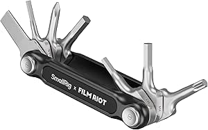 SmallRig x FILM RIOT 7-in-1 Folding Tool Set with Screwdrivers and Hex Key Wrenches, Multiple Angle Positioning, Portable and Compact Design (Black) - 4374