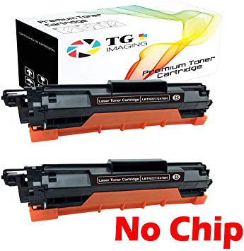 TG Imaging Compatible Toner Replacement for Brother TN223/TN227 (No Chip) (Black, 2-Pack)