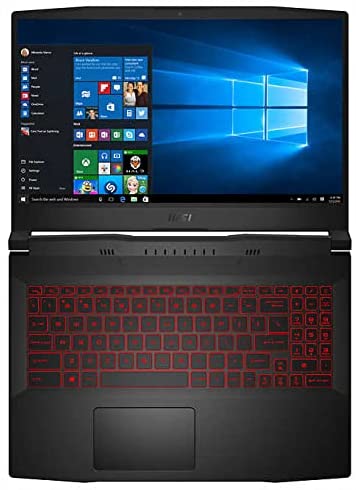 MSI Katana GF66 15.6" FHD 144Hz Gaming Laptop, Core i7-11800H, GeForce RTX 3060, 16GB DDR4, 512GB SSD, Backlit Keyboard, Wi-Fi 6, Bluetooth, HDMI, Type-C, Win 10, Black (16GB RAM|512GB PCIe SSD)