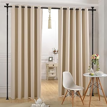 Room Divider Curtain Stand, Vertical Tension Rod, 28-70inch(W) 4-10ft (H) Adjustable Heavy Duty Floor to Ceiling Self Stand - Anywhere Freestanding Damaging Free for Space Partition Matt Black