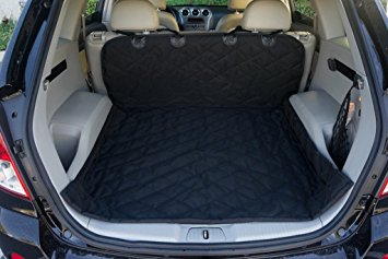 Ecoastal Cargo Liner for Dogs, Trunk Liner, Waterproof Nonslip and Machine Washable Cargo Mats, Free SUV Pet Barrier, Protect Car floor from Water, Dirt, Dander, hair, Spills and Pet Nail Scratches.