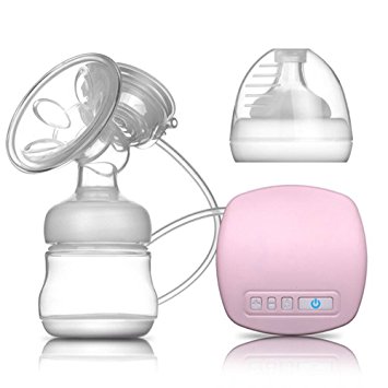 Electric Breast Pump PROCHE Comfort/Top Suction/Noiseless Breastfeeding Breast Pump Milk Pump, Single Baby Breast Pump for Work Travel Outdoors USB Charging 9 Levels Massage & Suction