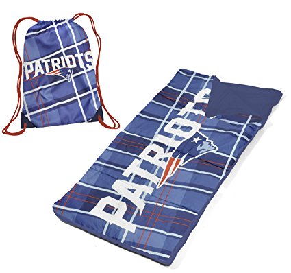 NFL New England Patriots Drawstring Bag with Sleeping Sack