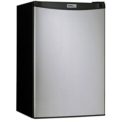 Danby DCR044A2BSLDD-3 4.4 cu. ft. Compact Refrigerator, Steel