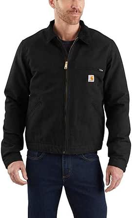 Carhartt Men's Relaxed Fit Duck BlanketLined Detroit Jacket