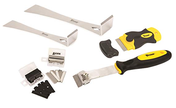 Titan Tools 59400 4-Piece Scraper Set with 42 Replacement Blades