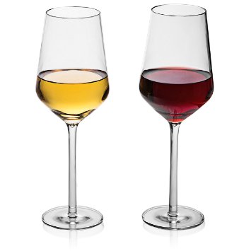 MICHLEY Unbreakable Wine Glasses 100 Tritan Shatterproof Wine Glasses BPA-free Dishwasher-safe 137 oz Set of 4