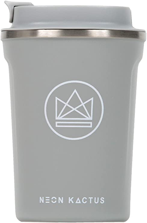 Neon Kactus Insulated Reusable Coffee Cup/Travel Mug - Forever Young 380ml