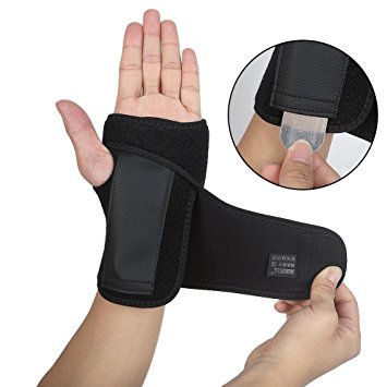 DOB AOLIKES Carpal Tunnel Wrist Brace with Removable Splint and Adjustable Support Wrap