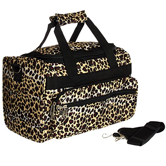 World Traveler Leopard Duffle Bag 13-inch