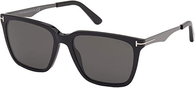 Tom Ford GARRETT FT 0862 Shiny Black/Grey 54/17/145 men Sunglasses