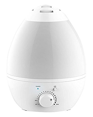 Bell & Howell 9959 Ultrasonic Color Changing Humidifier, White