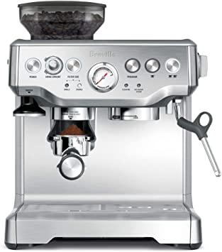 Breville BES870XL Barista Express Espresso Machine, Large, Stainless Steel