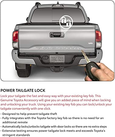 TOYOTA Genuine 2019 & Newer Tacoma Short Wheelbase Tailgate Lock (PK3B6-35JS0)