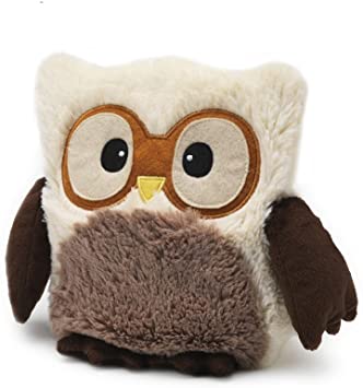 Intelex Warmies Microwavable French Lavender Scented Plush Cream Hooty Owl