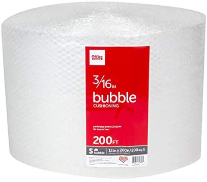 Office Depot(R) Air Bubble Packing Material, 12in. x 200ft. Roll