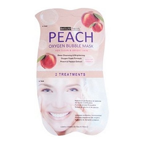 BEAUTY TREATS Peach Oxygen Bubble Mask-Peach