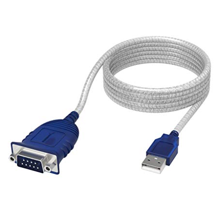 Sabrent 6 feet USB to RS-232 DB9 Serial 9 pin Adapter (Prolific PL2303)(SBT-USC6M)