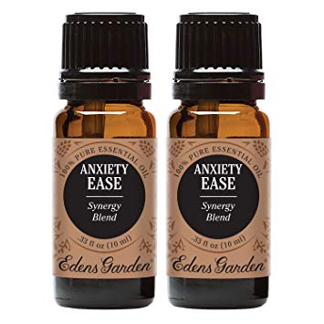 Edens Garden Anxiety Ease Value Pack Synergy Blend 100% Pure Undiluted Therapeutic Grade GC/MS Certified Essential Oil (Sweet Orange, Ylang Ylang, Lemongrass)